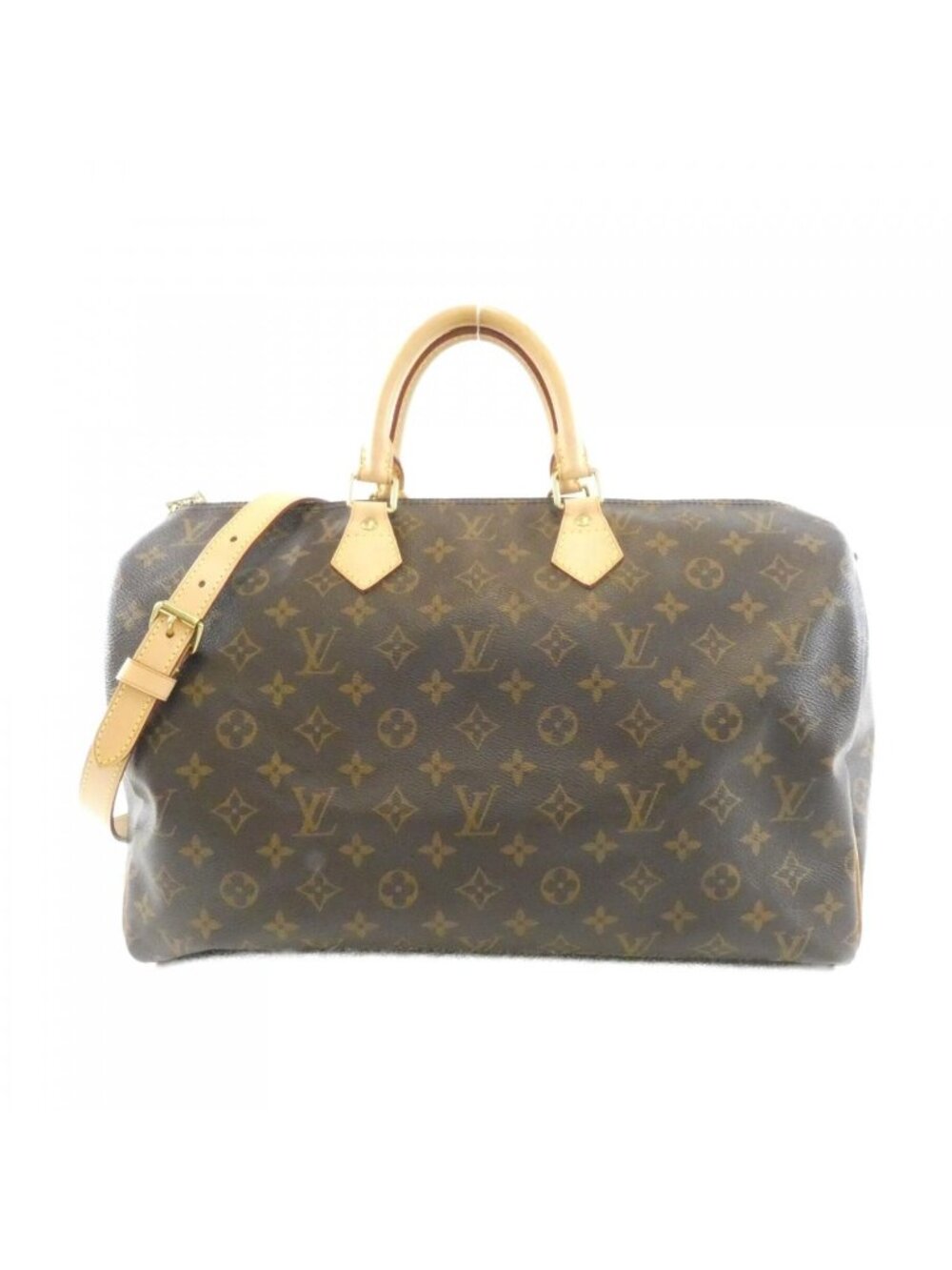 Louis Vuitton Monogram Speedy Bandouliere 40 Boston Bag